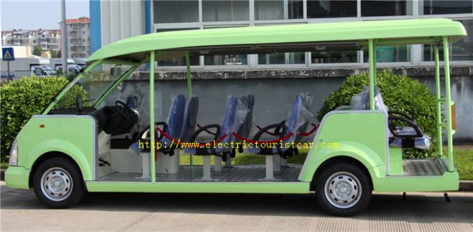 注文の多乗客の電気ゴルフ カート、電気シャトル車バス ガス燃料 0