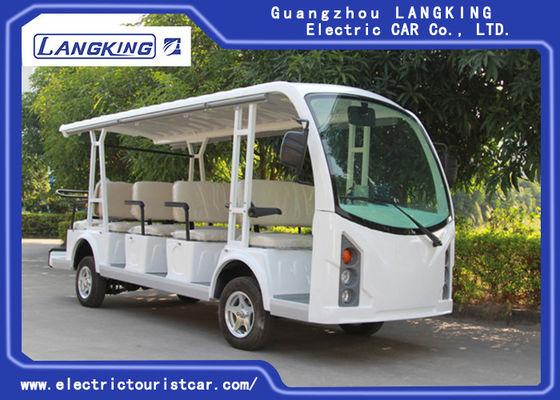 中国 14の座席電池のホテルのための電気シャトル バス観光車中国の小型バス サプライヤー