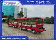 University / School Electric Tourist Car 14 Seats + 11 Seats Trailer Battery 6v*12pcs