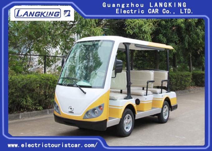 白い/Yellow 8 Seaterのゴルフ カート電気観光バス中国の小型観光バス 0