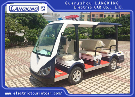 中国 セリウムの承認48ボルトの電気自動車、電気パトロール車快適な8つの座席 サプライヤー