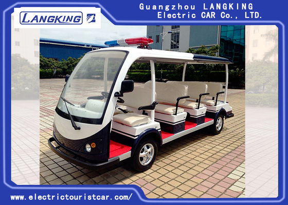 中国 11 Seater 72V/5.5KWの上の大きいライトが付いている電気パトカーの実用的な電気自動車 サプライヤー