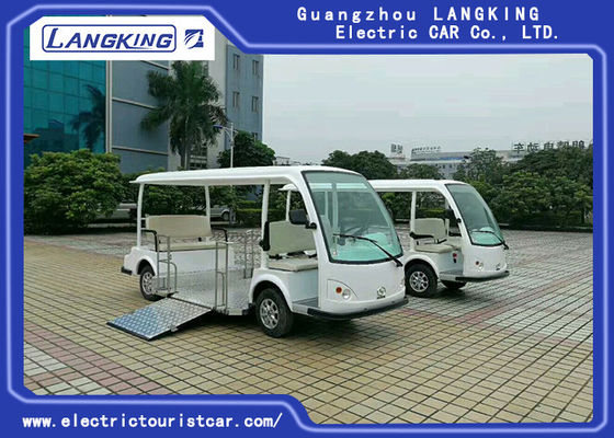 中国 不具、Max.Speed 28km/hのための車椅子が付いている5人の乗客の電気ツーリスト車 サプライヤー