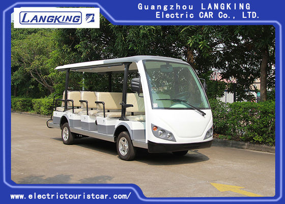 中国 小さい電気シャトル車、14人の電気観光バスMax.Speed 28のkm/h サプライヤー