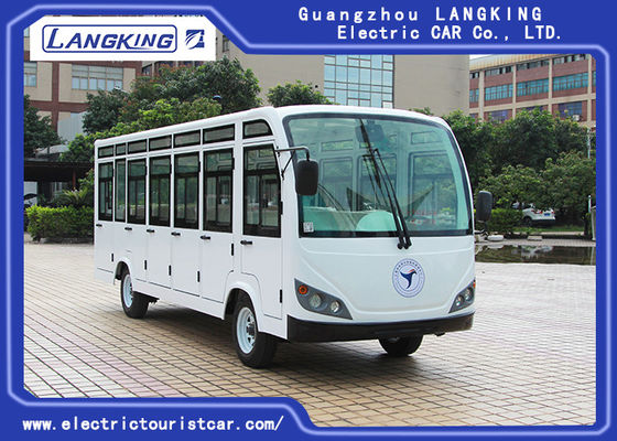 中国 ドア/電気小型バスACモーターを搭載する4つの車輪の電気シャトル バス23の座席 サプライヤー
