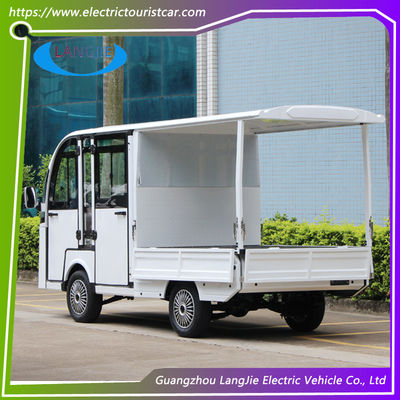 良い価格 リゾートカー バッテリー駆動 ホワイト 5 席 電動貨物車 ホテル用ACモーター オンライン