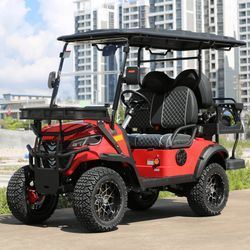 良い価格 New Model Electric Golf Cart with 14-inch Wheels Q235 Chassis and 10-inch Display for Comfort Driving オンライン