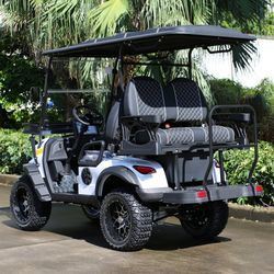 良い価格 Electric Golf Cart with 14-inch Off-road Tires Q235 High-strength Chassis and 10-inch Multimedia Display オンライン