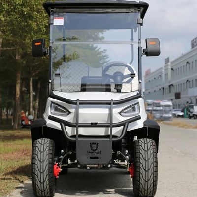 良い価格 4 Seats Electric Golf Cart With Cargo Box 48V Maintenance-Free Battery And High-Strength Chassis オンライン