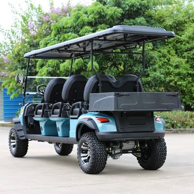 良い価格 6 Seats Electric Golf Cart With 10-Inch Multimedia Screen Q235 High-Strength Chassis And 510kg Max Loading オンライン