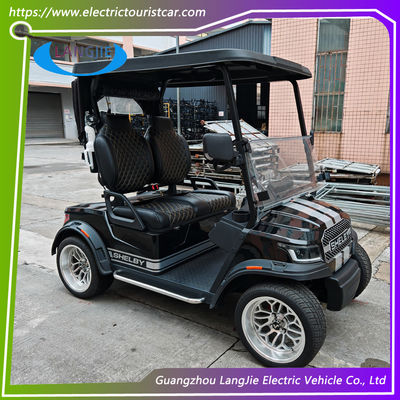 良い価格 2 Seaters Electric Golf Cart with Power-Assisted Steering Double Swing Arm Suspension and Foldable Windshield オンライン