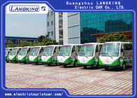 11 Persons Village Electric Shuttle Car 72V / 5KW AC Motor Range For 100km