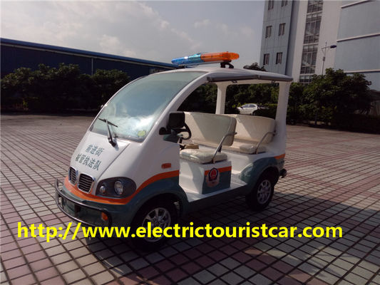 電気パトカー/Golfは4乗客の空港/学校のための柔らかい座席48V/3KW DCモーターを運びます