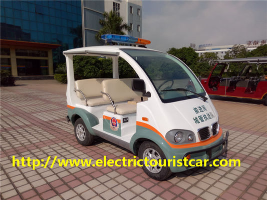 電気パトカー/Golfは4乗客の空港/学校のための柔らかい座席48V/3KW DCモーターを運びます