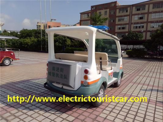 電気パトカー/Golfは4乗客の空港/学校のための柔らかい座席48V/3KW DCモーターを運びます