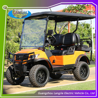 40 Km/H 小型電動ツアーバス 5KM モーター 48V バッテリー 4 席 電動ゴルフ車