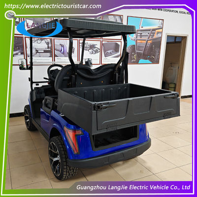 白い48v電池のゴルフ カート、2台の乗客クラブ車のゴルフ車の加速装置