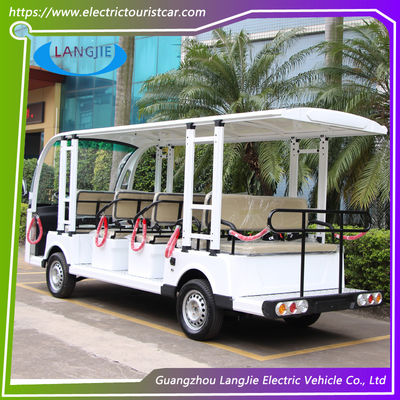 14 席 低速電気自動車 AC 72V 7.5KW 4 輪電気ゴルフカート リゾートカー