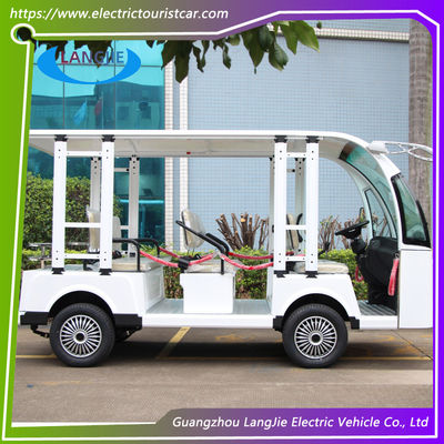 8人座 ミニ電動観光車 48V ACモーター 空港 荷物車 リゾート用 屋根付き