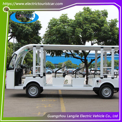 72V 7.5KW 大学電気観光車 11席 バッテリー 6v * 12pcs 観光車のレンタ