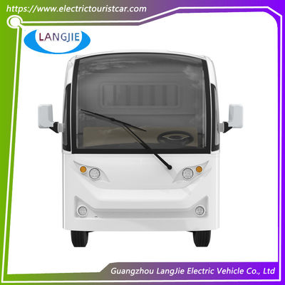 2人乗り 72V貨物車 工場用大貨物箱付き 白い電気荷物車
