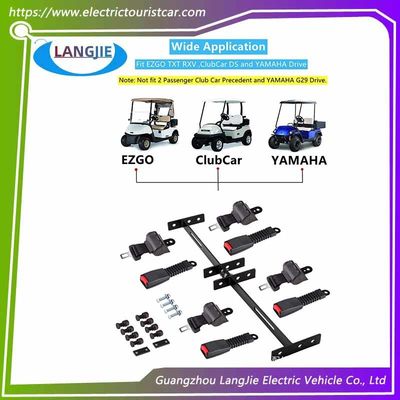 4人乗り EZGO TXT 4輪ゴルフカート用 シートベルトバックルキット