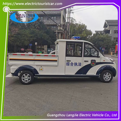 高性能白色電気パトロールカー 観光地 公園空港
