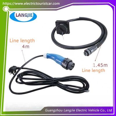 ゴルフカート EXCAR 充電ソケット,電気自転車 充電銃 220V