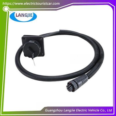 ゴルフカート EXCAR 充電ソケット,電気自転車 充電銃 220V