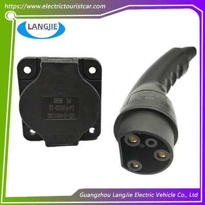 良い価格 四輪観光車充電プラグとソケット LVTONG ゴルフカー充電ケーブル 0-220V ユニバーサル オンライン