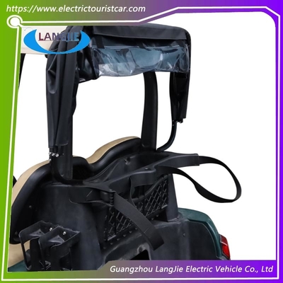 良い価格 EZGO 四輪ゴルフカート ブラック PVC レインカバー 折りたたみ式 オンライン