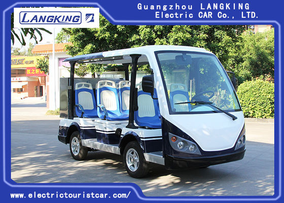 Seaterの8つの電気自動車、ホテルのための小箱が付いている48V 5KWの乾電池の観光バスY083A