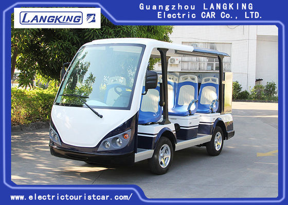 Seaterの8つの電気自動車、ホテルのための小箱が付いている48V 5KWの乾電池の観光バスY083A