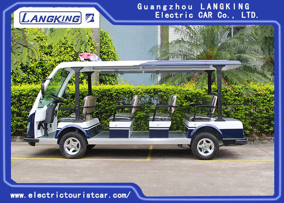 11 Seatersの村の上Y113Bの大きいライトが付いている電気シャトル車72V/5KW