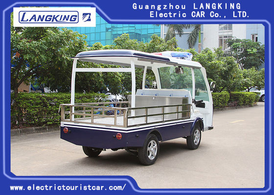 900KGS 48V DCモーター実用的な貨物車/電気は屋根またはバスケットが付いているトラックを取ります