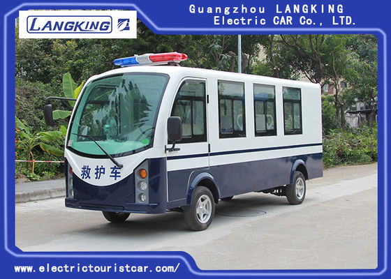 青/白い色の病院のためのToplightの電気救急車車