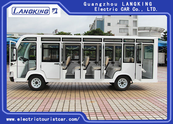 ドア/電気小型バスACモーターを搭載する4つの車輪の電気シャトル バス23の座席