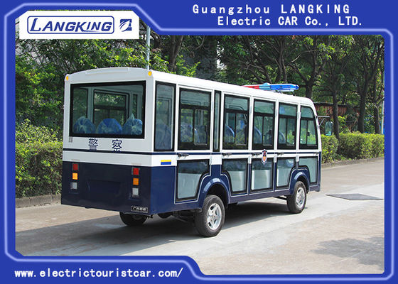 14 Seaters Toplight/乾電池の閉鎖した小型電気観光車72V ACモーター