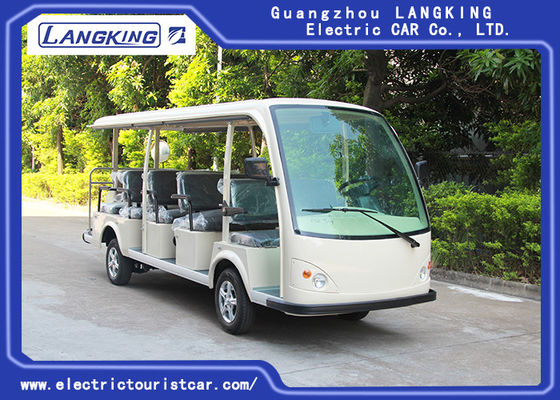 低速72V 5.5KW小型電気観光車/14の座席の電気シャトル バス